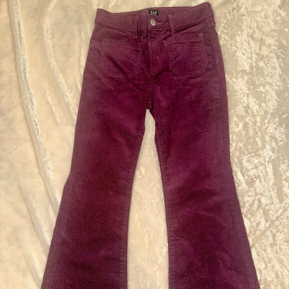 GAP corduroy flare bottom pants - Picture 1 of 4